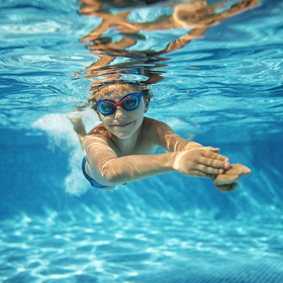 Cours de l'école de natation à FORMÉO
